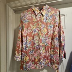 Lauren Ralph Lauren Multicolor Floral Blouse